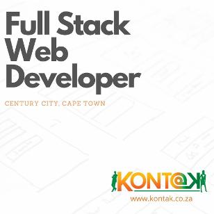 Full Stack Web Developer Jobs Cape Town