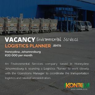 Logistics Planner Jobs Johannesburg